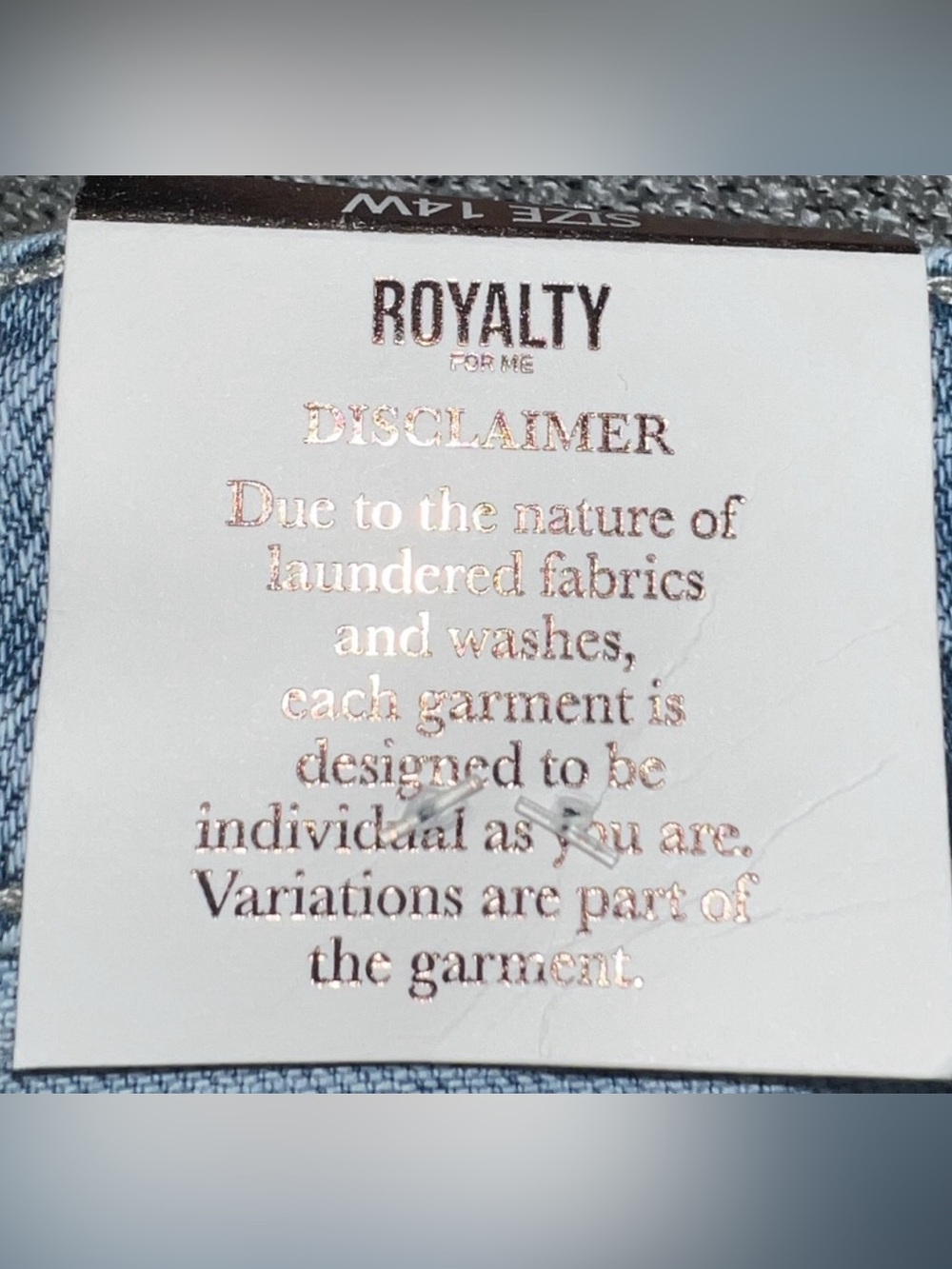 Royalty for Me Size 14W Tummy Control Stretch Denim Shorts NWT - Picture 4 of 13